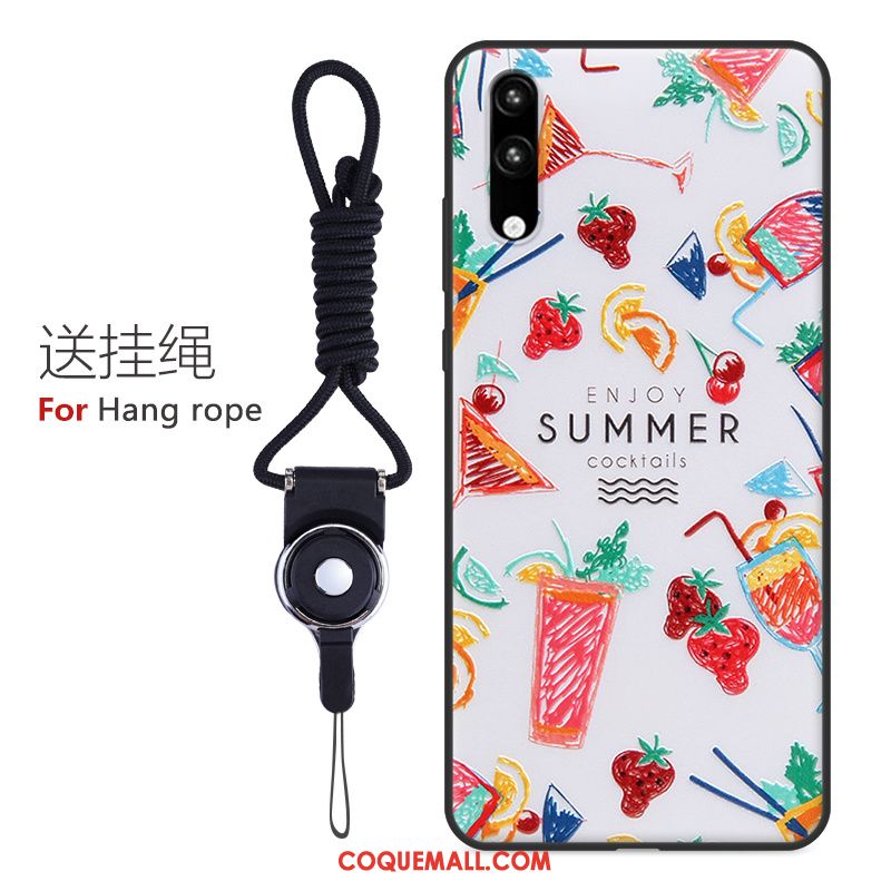 Étui Huawei P20 Gaufrage Dessin Animé Luxe, Coque Huawei P20 Téléphone Portable Fluide Doux