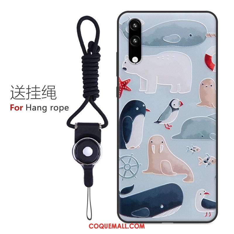 Étui Huawei P20 Gaufrage Protection Tout Compris, Coque Huawei P20 Téléphone Portable Nouveau