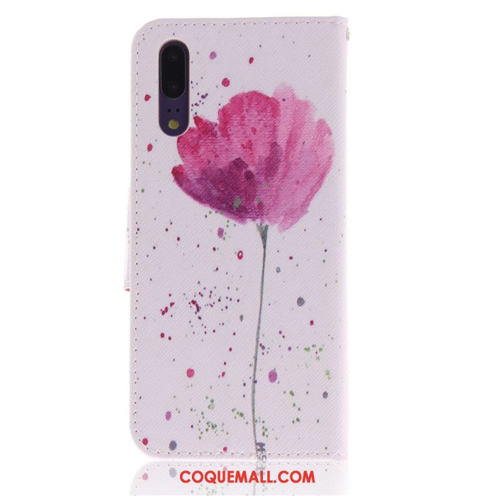 Étui Huawei P20 Gris Tout Compris Personnalité, Coque Huawei P20 Protection Étui En Cuir