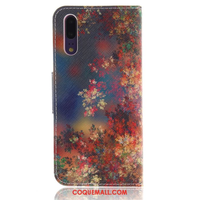 Étui Huawei P20 Gris Tout Compris Personnalité, Coque Huawei P20 Protection Étui En Cuir