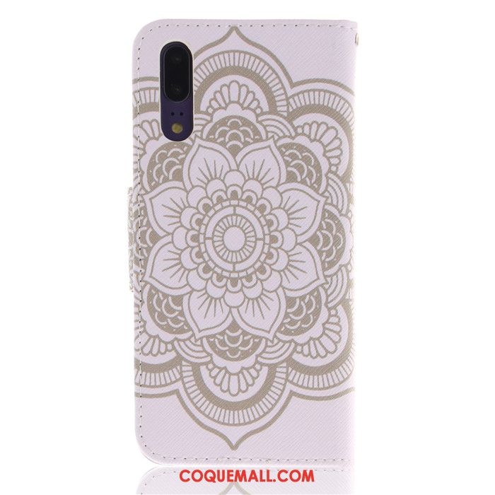 Étui Huawei P20 Gris Tout Compris Personnalité, Coque Huawei P20 Protection Étui En Cuir