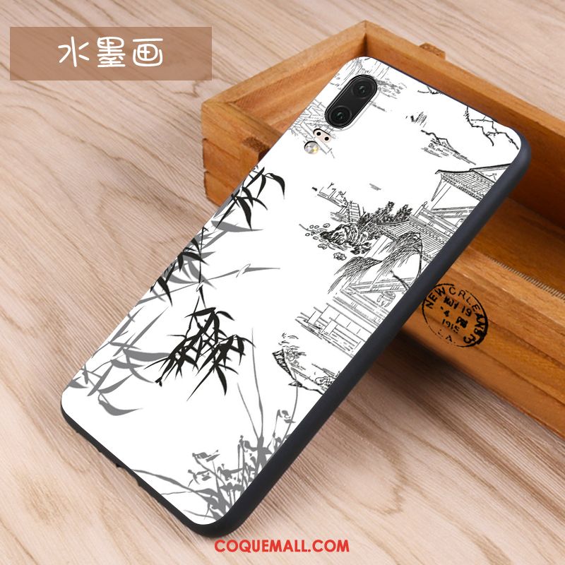 Étui Huawei P20 Incassable Téléphone Portable Tout Compris, Coque Huawei P20 Tendance Fluide Doux