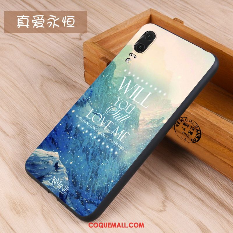 Étui Huawei P20 Incassable Téléphone Portable Tout Compris, Coque Huawei P20 Tendance Fluide Doux