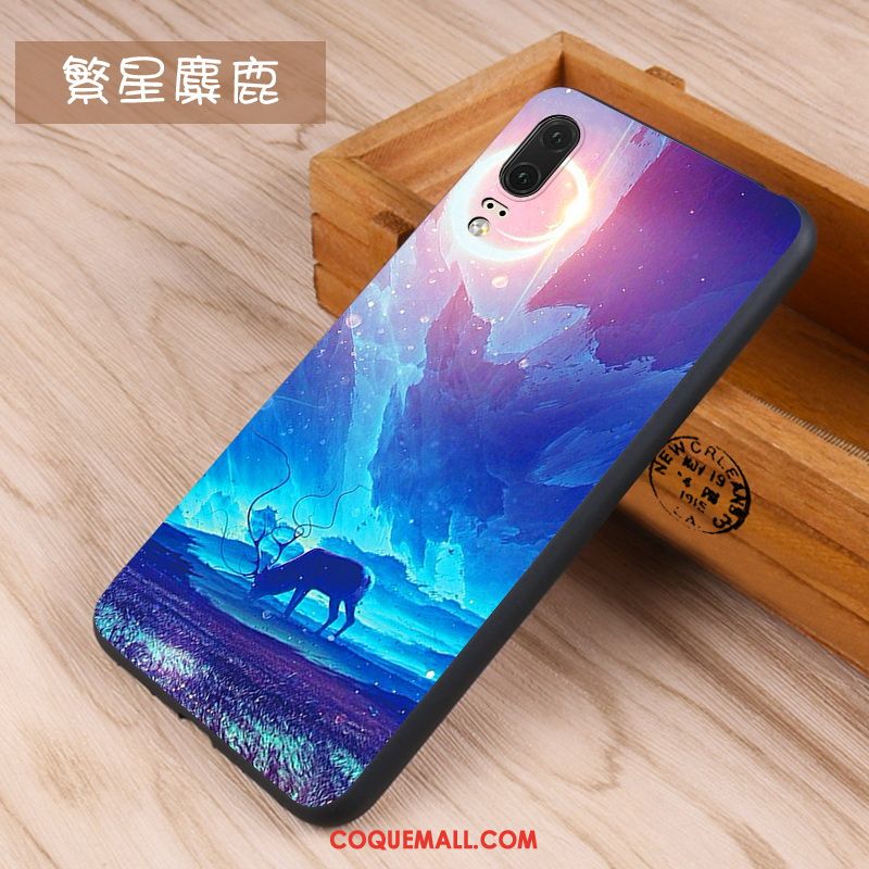 Étui Huawei P20 Incassable Téléphone Portable Tout Compris, Coque Huawei P20 Tendance Fluide Doux