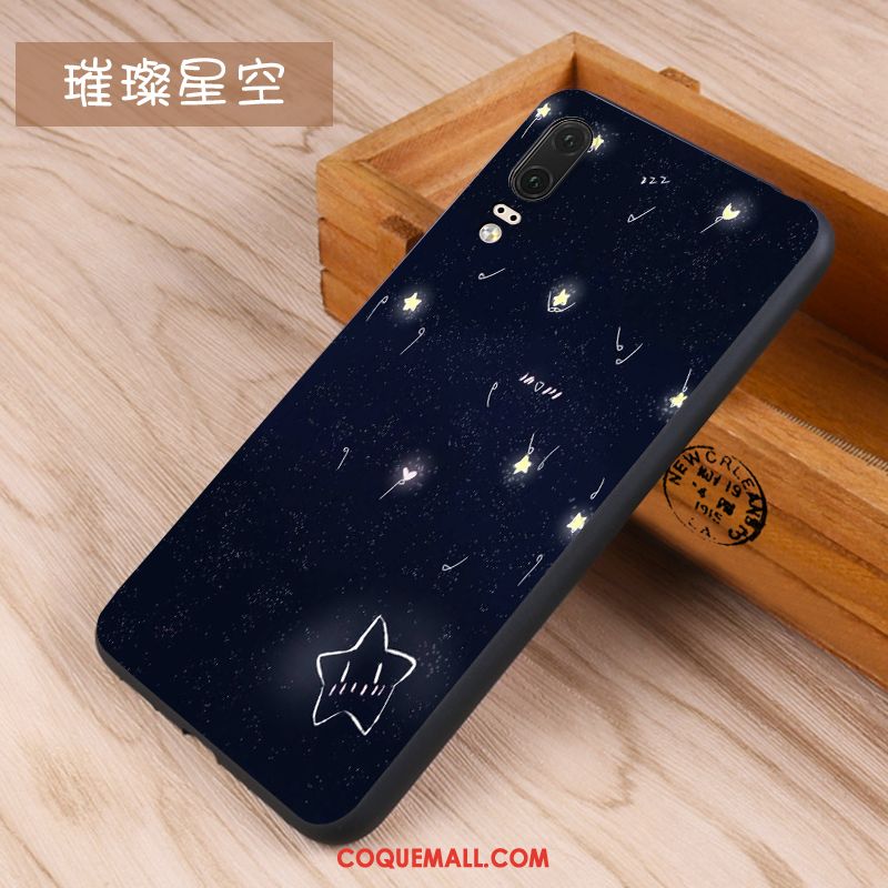 Étui Huawei P20 Incassable Téléphone Portable Tout Compris, Coque Huawei P20 Tendance Fluide Doux