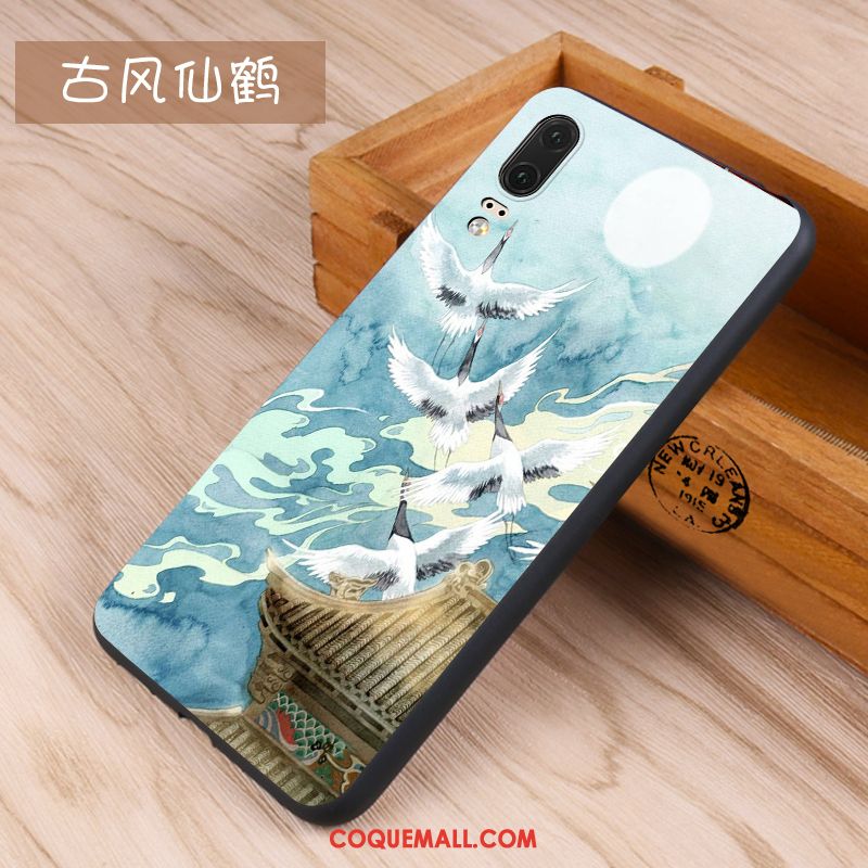 Étui Huawei P20 Incassable Téléphone Portable Tout Compris, Coque Huawei P20 Tendance Fluide Doux