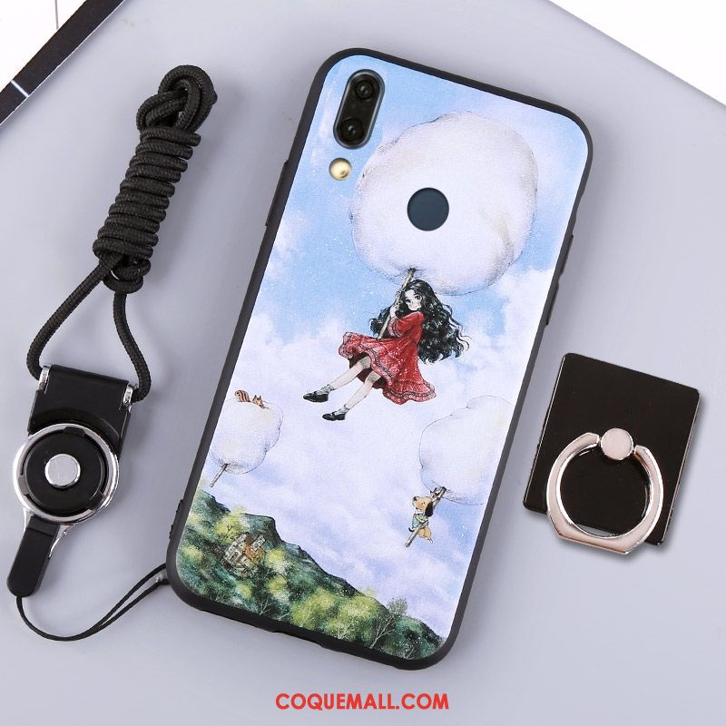 Étui Huawei P20 Lite Anneau Jaune Ornements Suspendus, Coque Huawei P20 Lite Téléphone Portable Incassable