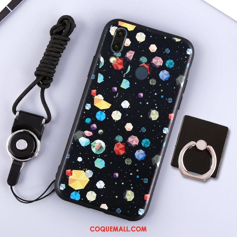 Étui Huawei P20 Lite Anneau Jaune Ornements Suspendus, Coque Huawei P20 Lite Téléphone Portable Incassable