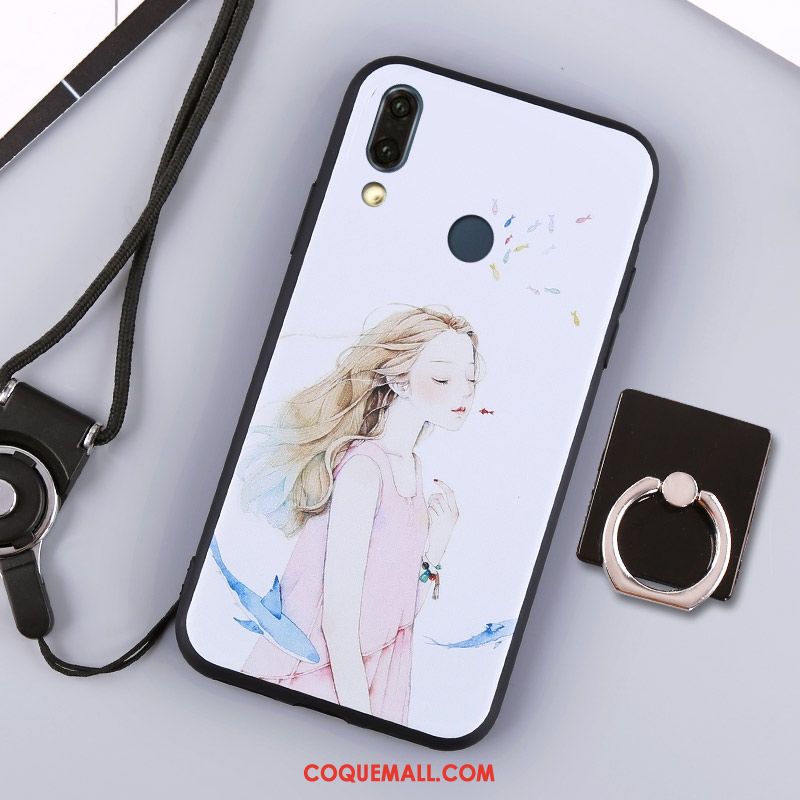 Étui Huawei P20 Lite Anneau Jaune Ornements Suspendus, Coque Huawei P20 Lite Téléphone Portable Incassable