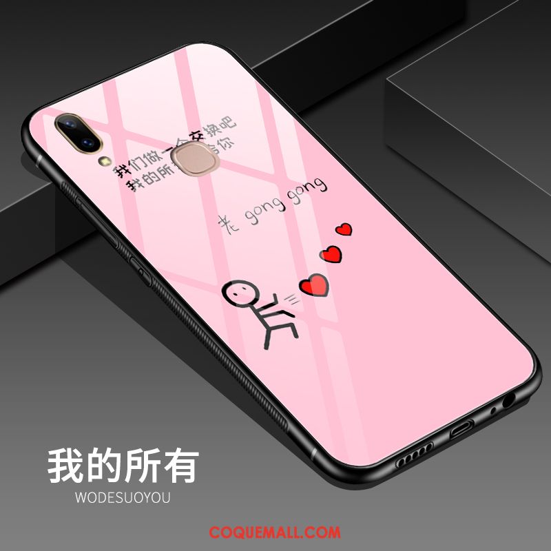 Étui Huawei P20 Lite Bleu Rose Jeunesse, Coque Huawei P20 Lite Verre Protection