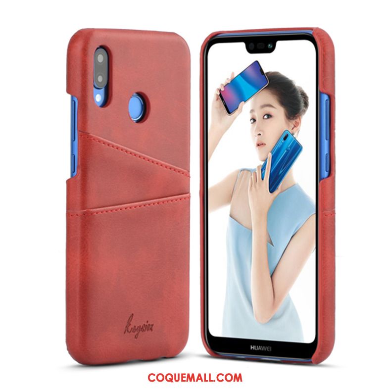 Étui Huawei P20 Lite Créatif Business Portefeuille, Coque Huawei P20 Lite Incassable Cuir