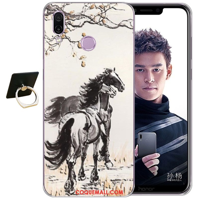 Étui Huawei P20 Lite Fluide Doux Incassable Tendance, Coque Huawei P20 Lite Transparent Protection