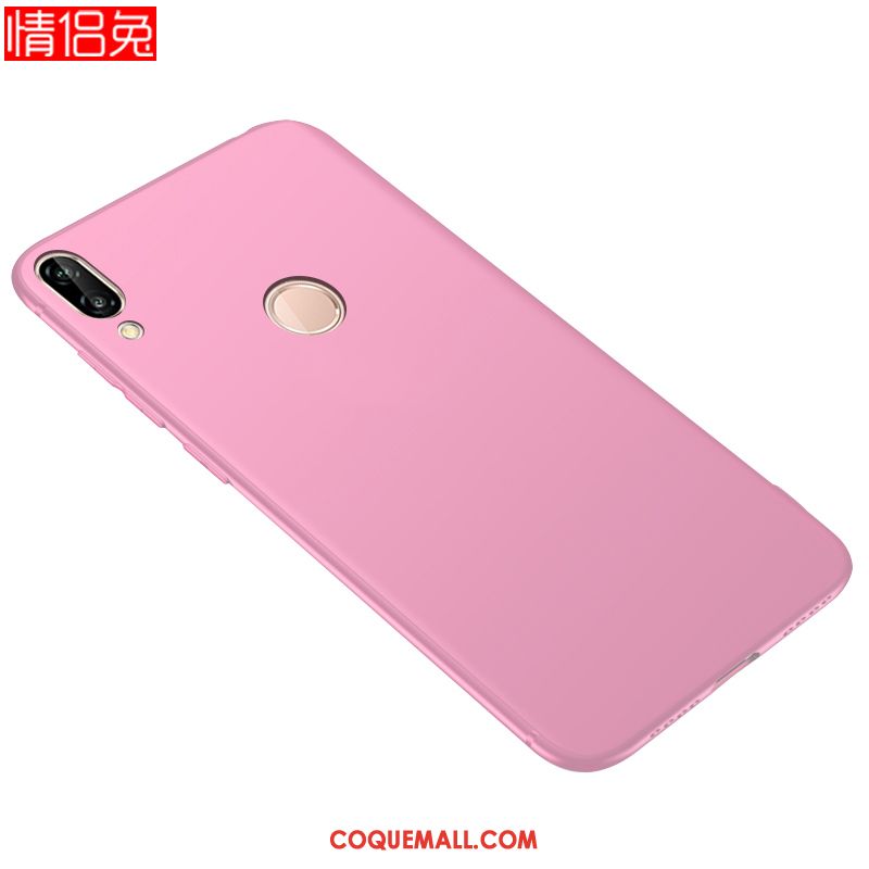 Étui Huawei P20 Lite Fluide Doux Jeunesse Noir, Coque Huawei P20 Lite Téléphone Portable Incassable