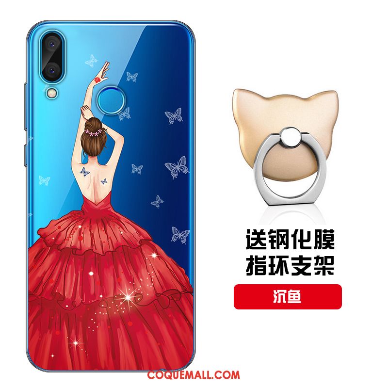 Étui Huawei P20 Lite Gaufrage Tout Compris Jeunesse, Coque Huawei P20 Lite Fluide Doux Tempérer