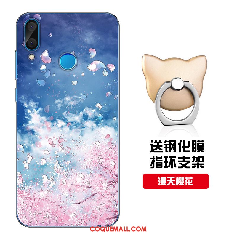 Étui Huawei P20 Lite Gaufrage Tout Compris Jeunesse, Coque Huawei P20 Lite Fluide Doux Tempérer