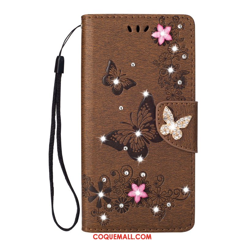 Étui Huawei P20 Lite Gris Tendance Carte, Coque Huawei P20 Lite Téléphone Portable Étui En Cuir