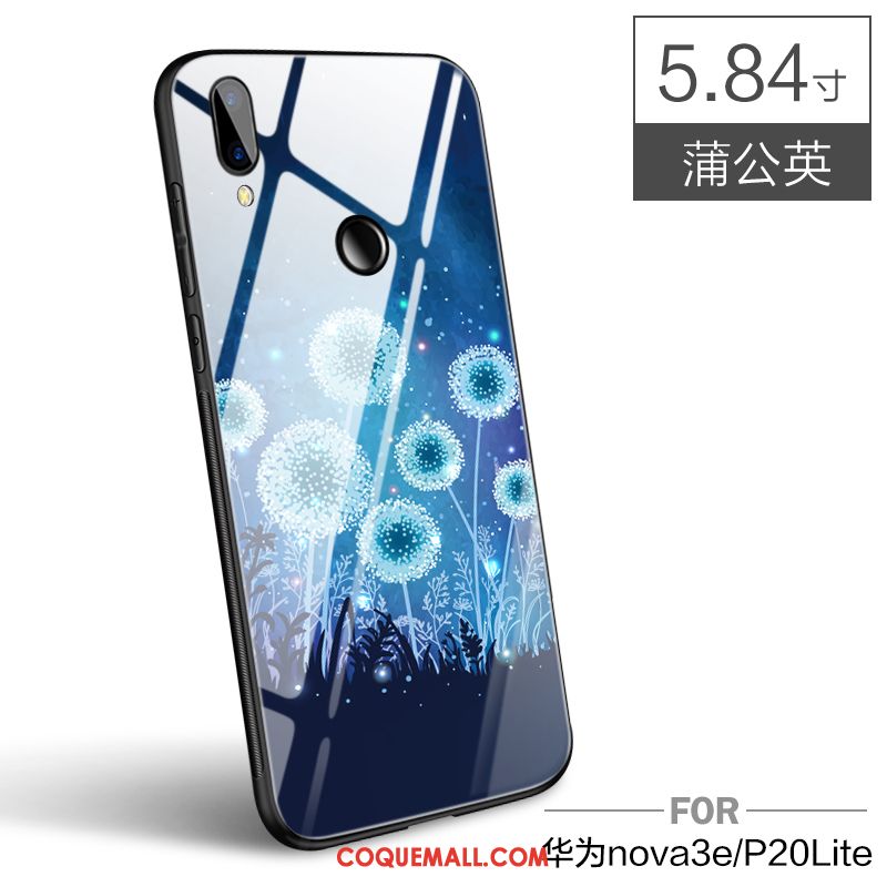 Étui Huawei P20 Lite Incassable Créatif Silicone, Coque Huawei P20 Lite Tendance Jaune