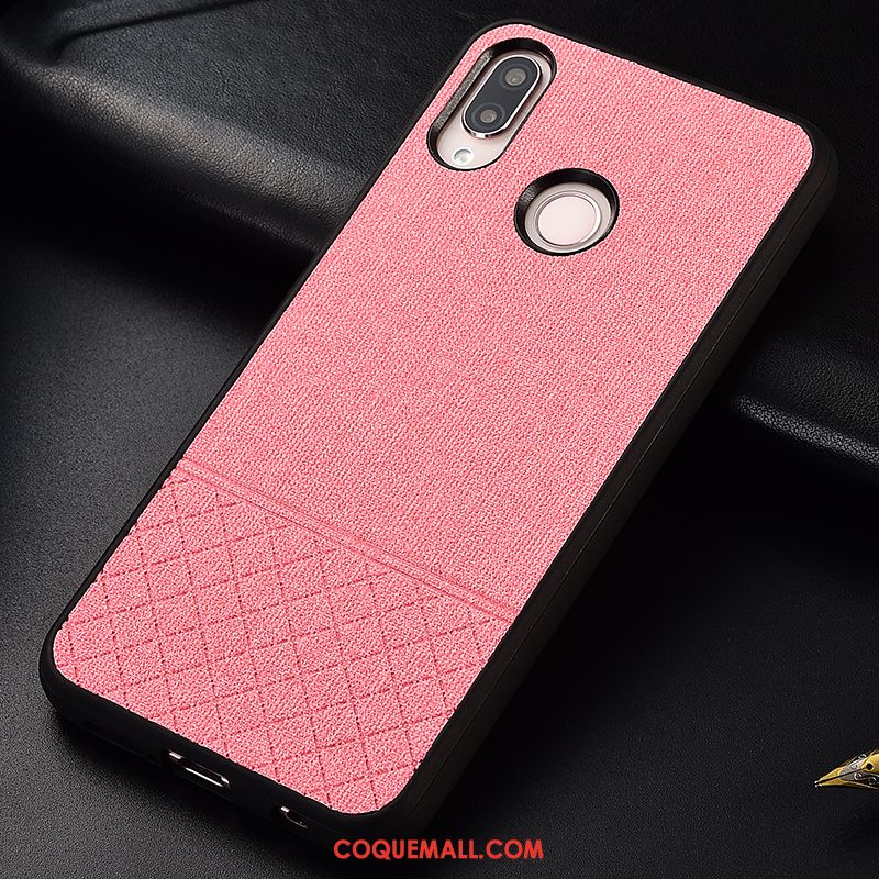 Étui Huawei P20 Lite Incassable Étui En Cuir Téléphone Portable, Coque Huawei P20 Lite Plaid Silicone