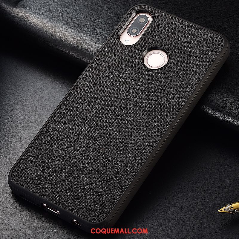 Étui Huawei P20 Lite Incassable Étui En Cuir Téléphone Portable, Coque Huawei P20 Lite Plaid Silicone