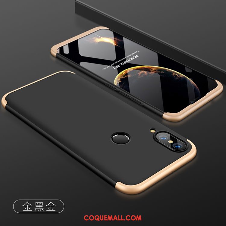 Étui Huawei P20 Lite Jeunesse Tout Compris Or, Coque Huawei P20 Lite Anneau Chat