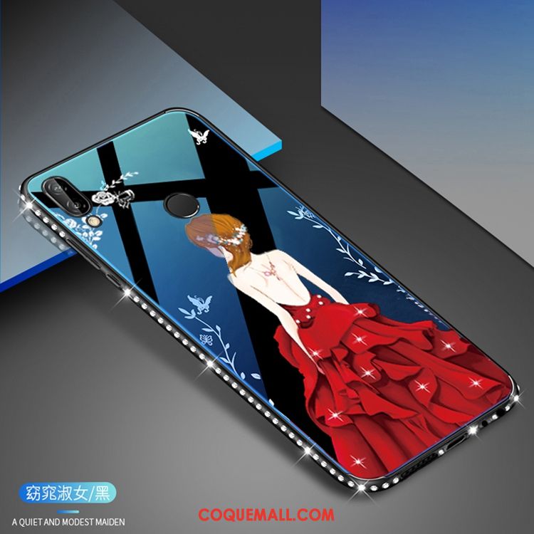 Étui Huawei P20 Lite Jeunesse Vert Couvercle Arrière, Coque Huawei P20 Lite Bordure Incassable