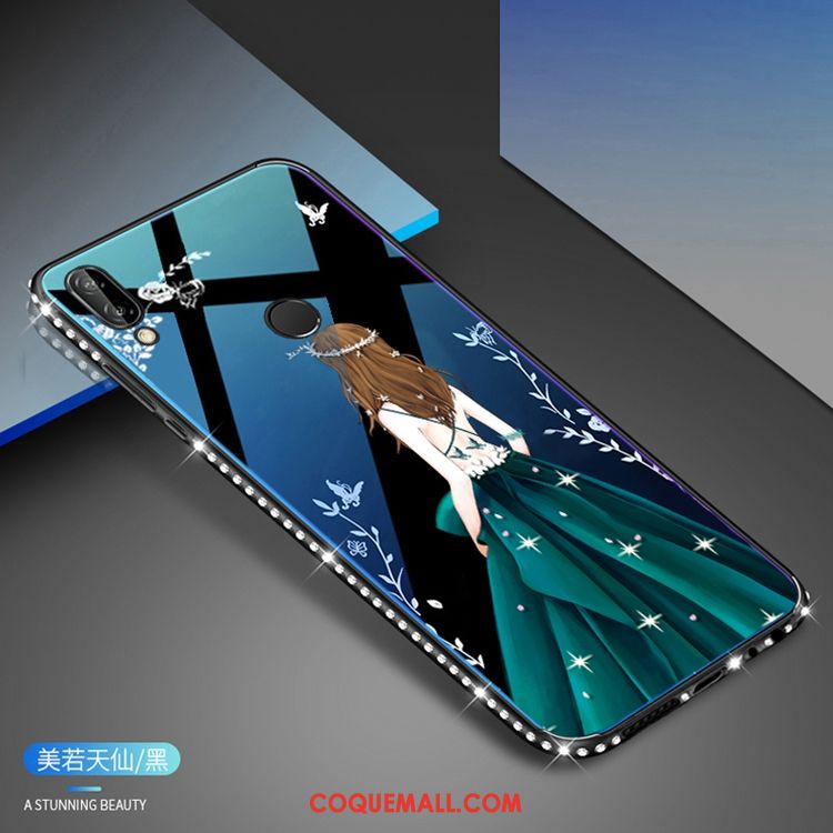 Étui Huawei P20 Lite Jeunesse Vert Couvercle Arrière, Coque Huawei P20 Lite Bordure Incassable