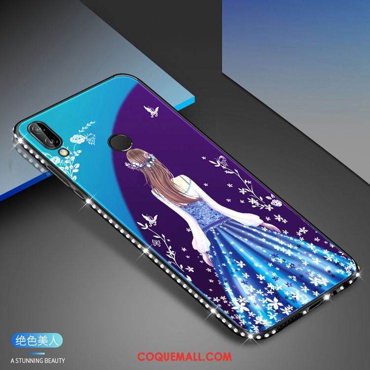 Étui Huawei P20 Lite Jeunesse Vert Couvercle Arrière, Coque Huawei P20 Lite Bordure Incassable