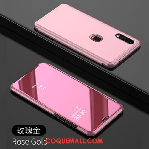 Étui Huawei P20 Lite Membrane Miroir Téléphone Portable, Coque Huawei P20 Lite Dormance Fluide Doux