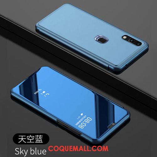 Étui Huawei P20 Lite Membrane Miroir Téléphone Portable, Coque Huawei P20 Lite Dormance Fluide Doux