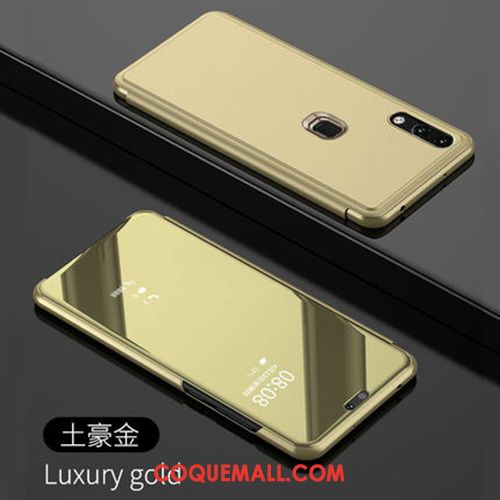 Étui Huawei P20 Lite Membrane Miroir Téléphone Portable, Coque Huawei P20 Lite Dormance Fluide Doux