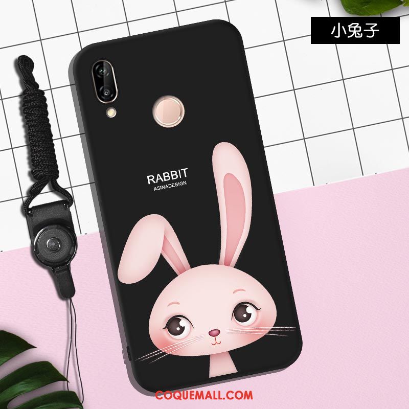 Étui Huawei P20 Lite Noir Créatif Téléphone Portable, Coque Huawei P20 Lite Jeunesse