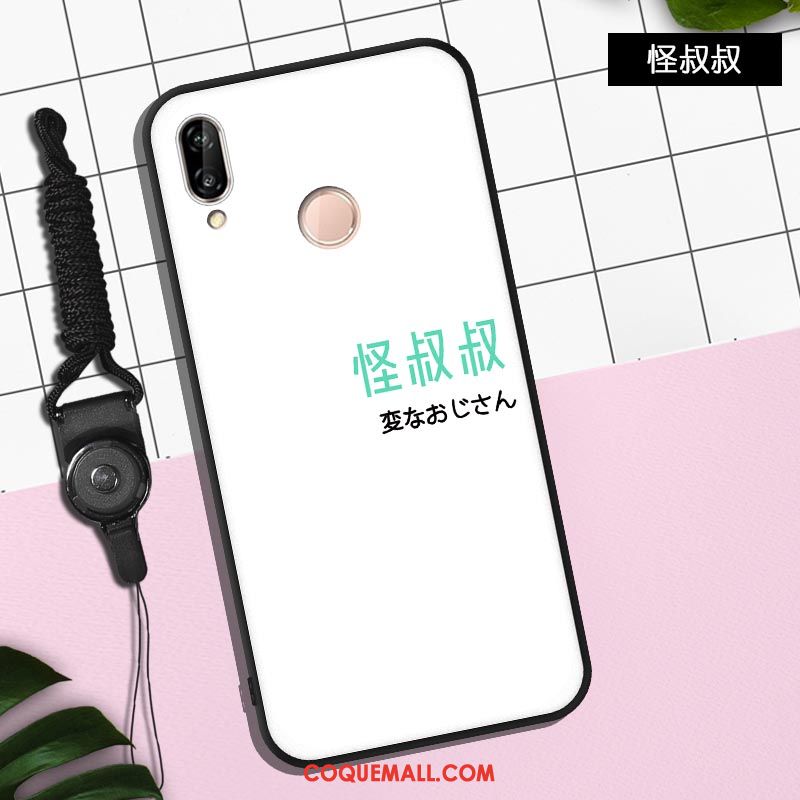 Étui Huawei P20 Lite Noir Créatif Téléphone Portable, Coque Huawei P20 Lite Jeunesse