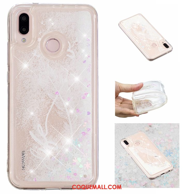 Étui Huawei P20 Lite Nouveau Téléphone Portable Violet, Coque Huawei P20 Lite Incassable Strass