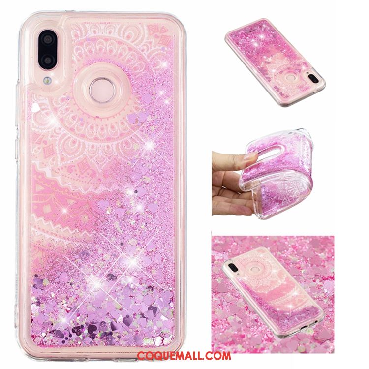 Étui Huawei P20 Lite Nouveau Téléphone Portable Violet, Coque Huawei P20 Lite Incassable Strass