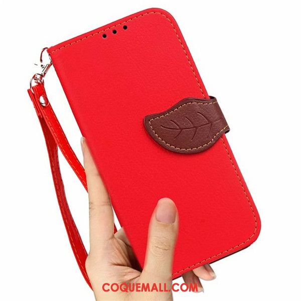 Étui Huawei P20 Lite Protection Rouge Portefeuille, Coque Huawei P20 Lite Téléphone Portable Jeunesse