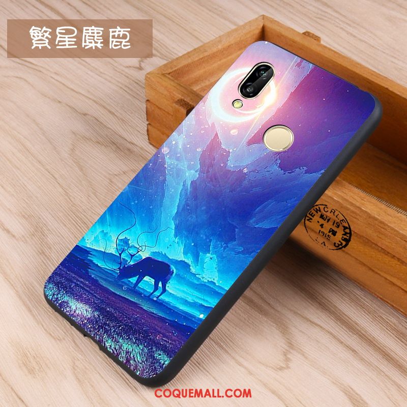 Étui Huawei P20 Lite Protection Tout Compris Incassable, Coque Huawei P20 Lite Fluide Doux Délavé En Daim