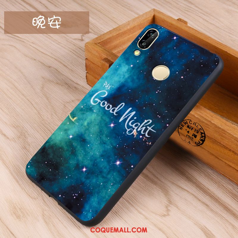 Étui Huawei P20 Lite Protection Tout Compris Incassable, Coque Huawei P20 Lite Fluide Doux Délavé En Daim