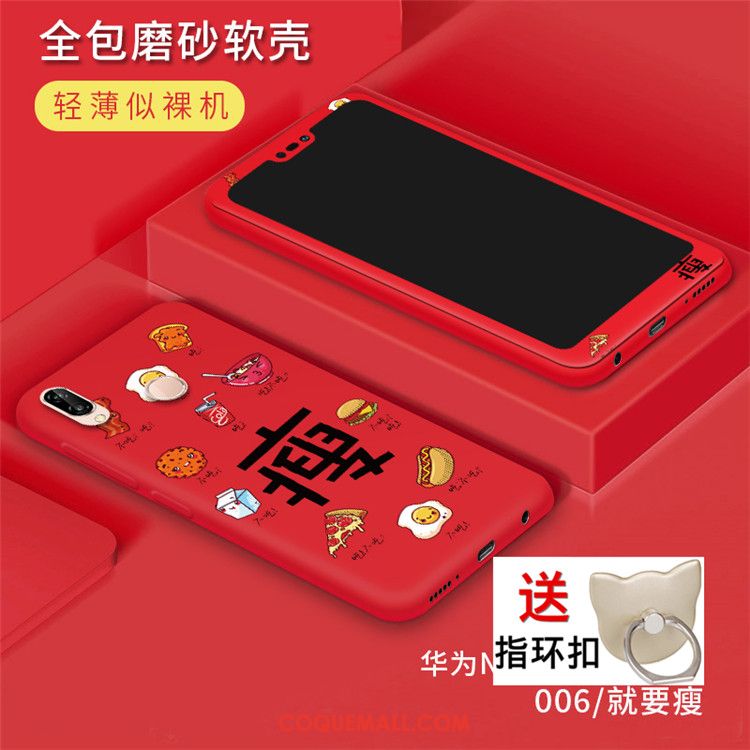 Étui Huawei P20 Lite Rouge Jeunesse Membrane, Coque Huawei P20 Lite Incassable Créatif