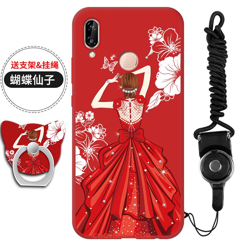 Étui Huawei P20 Lite Tendance Ornements Suspendus Jeunesse, Coque Huawei P20 Lite Incassable Noir