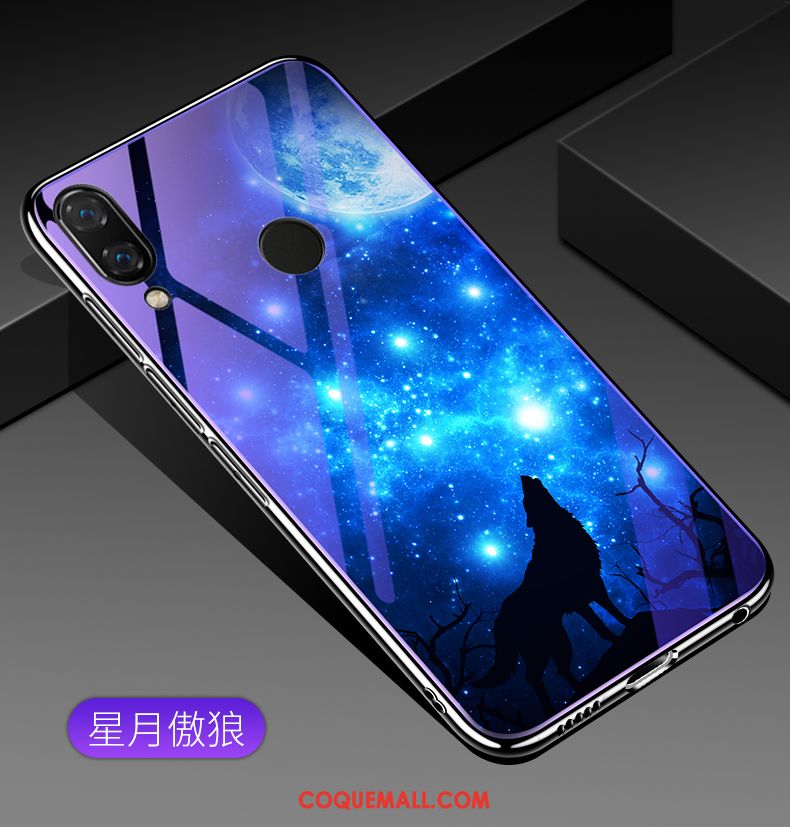 Étui Huawei P20 Lite Tout Compris Personnalité Miroir, Coque Huawei P20 Lite Verre Téléphone Portable