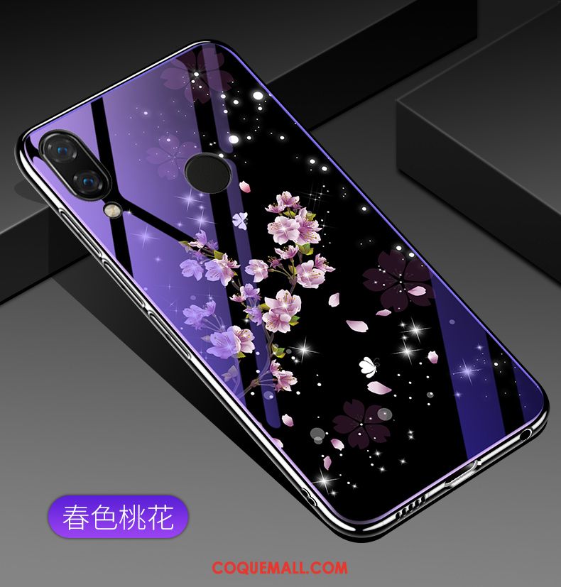 Étui Huawei P20 Lite Tout Compris Personnalité Miroir, Coque Huawei P20 Lite Verre Téléphone Portable