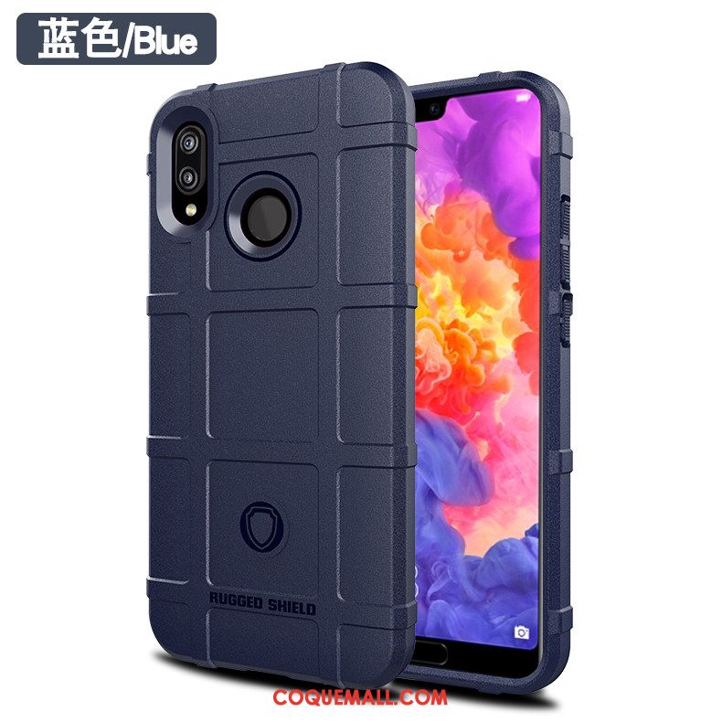 Étui Huawei P20 Lite Téléphone Portable Fluide Doux Gris, Coque Huawei P20 Lite Créatif Incassable