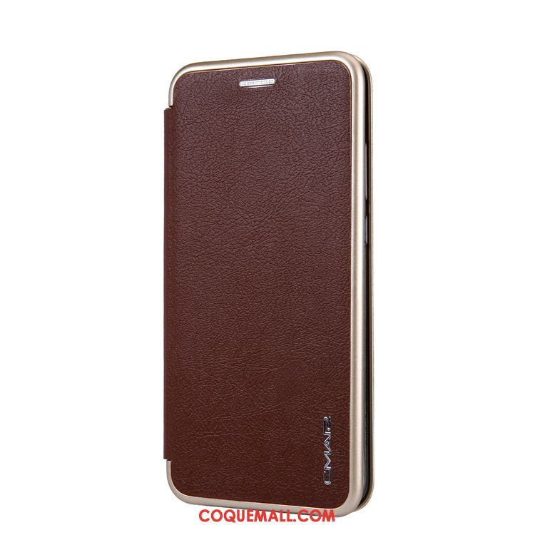 Étui Huawei P20 Lite Téléphone Portable Très Mince Créatif, Coque Huawei P20 Lite Incassable Cuir Véritable Braun