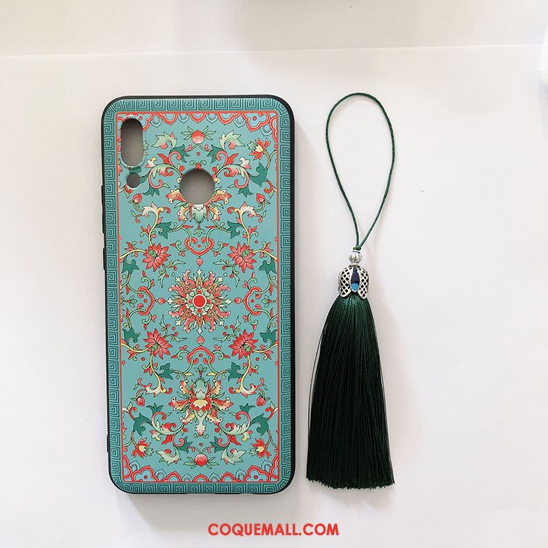 Étui Huawei P20 Lite Vintage Vert Fluide Doux, Coque Huawei P20 Lite Téléphone Portable Palais