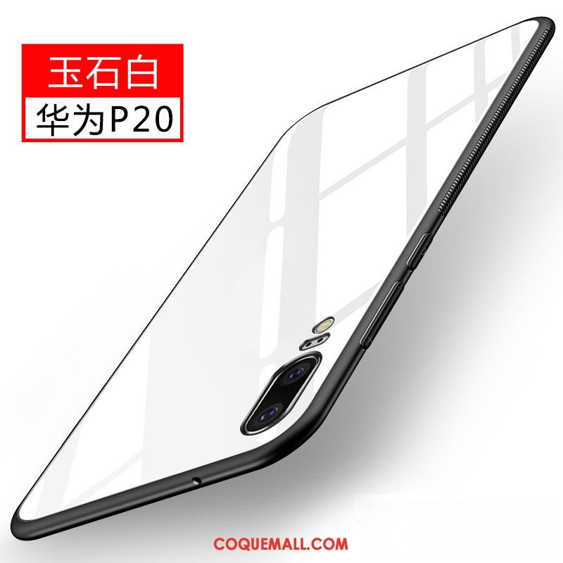 Étui Huawei P20 Mode Incassable Verre, Coque Huawei P20 Téléphone Portable Tout Compris
