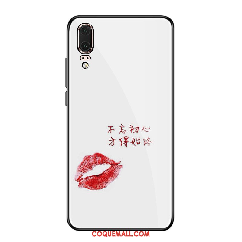 Étui Huawei P20 Personnalité Silicone Noir, Coque Huawei P20 Très Mince Simple