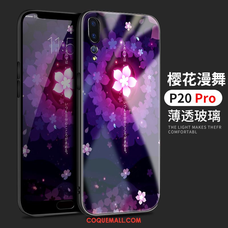 Étui Huawei P20 Pro Amoureux Personnalité Bleu, Coque Huawei P20 Pro Nouveau Ornements Suspendus