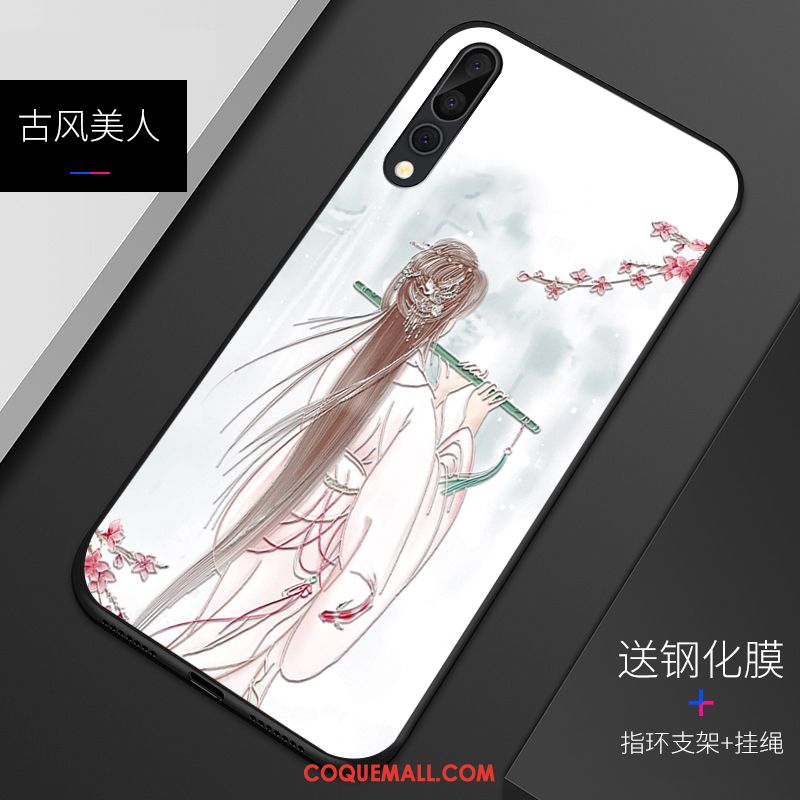 Étui Huawei P20 Pro Clair Protection Fluide Doux, Coque Huawei P20 Pro Téléphone Portable Rouge