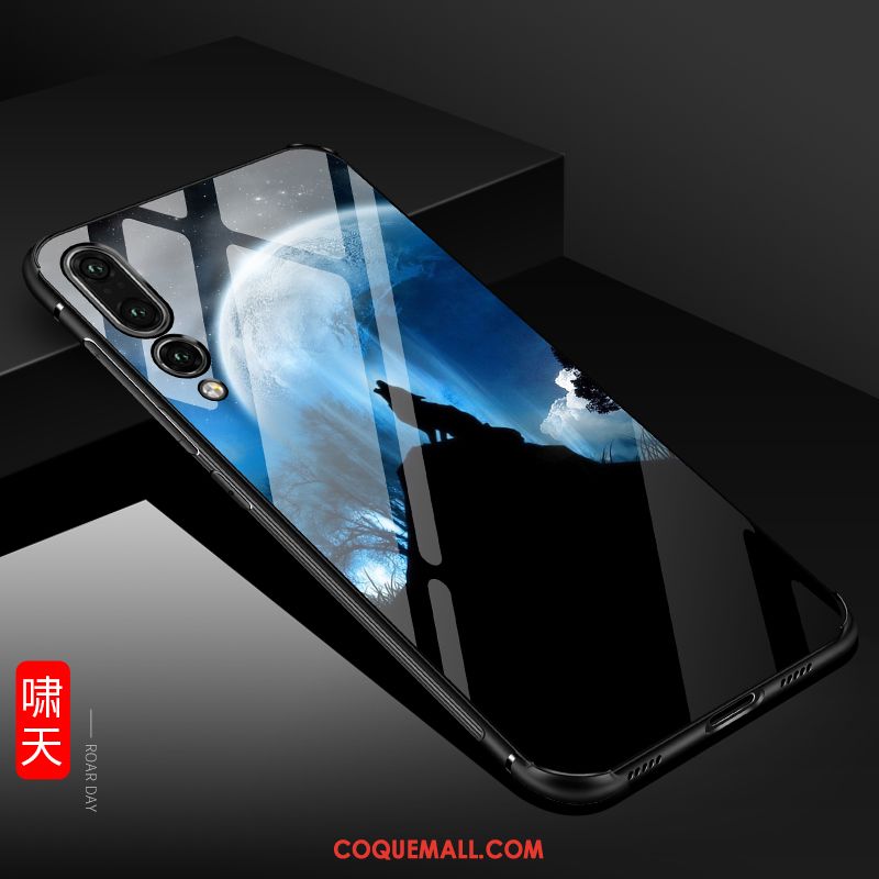 Étui Huawei P20 Pro Créatif Verre Tendance, Coque Huawei P20 Pro Téléphone Portable Tout Compris