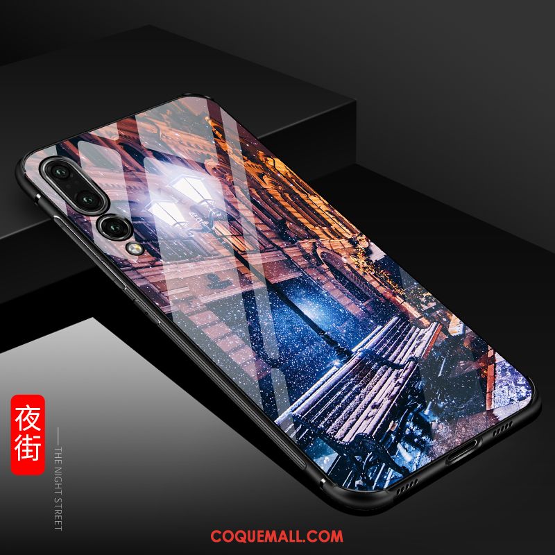 Étui Huawei P20 Pro Créatif Verre Tendance, Coque Huawei P20 Pro Téléphone Portable Tout Compris